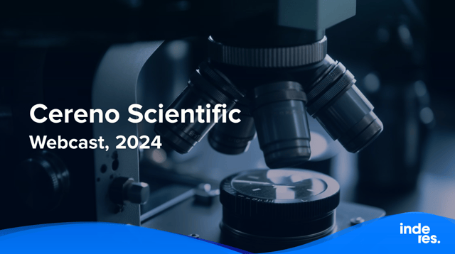 Cereno Scientific, Webcast, 2024