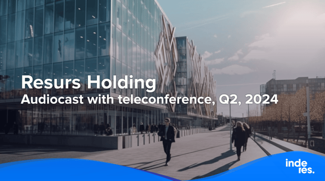 Resurs Holding, Audiocast with teleconference, Q2'24