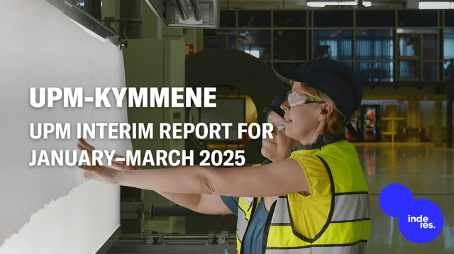 UPM Interim Report for January–March 2025