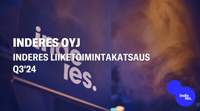 Inderes liiketoimintakatsaus Q3'24