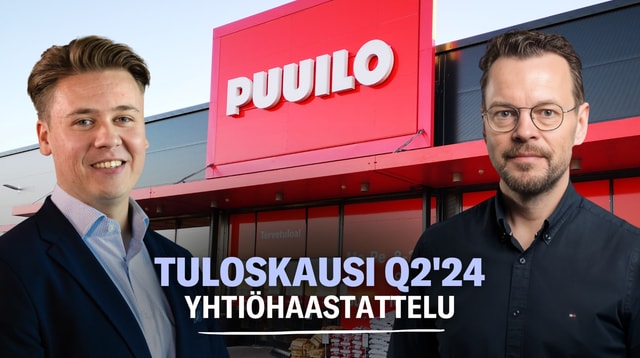 Puuilo Q2'24: Uusilla myymälöillä hyvä alku