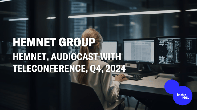 Hemnet, Audiocast with teleconference, Q4'24