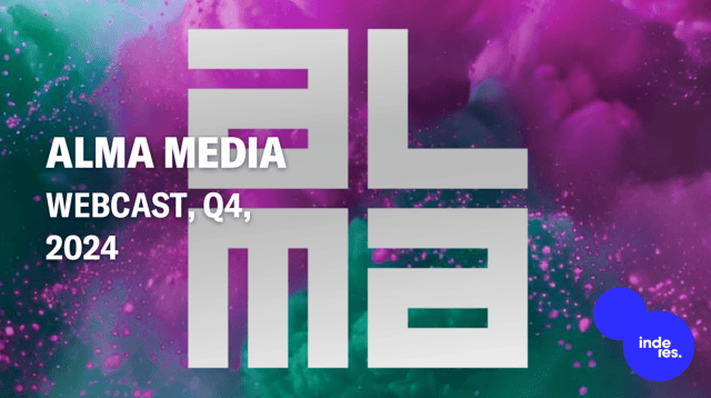 Alma Media, Webcast, Q4'24