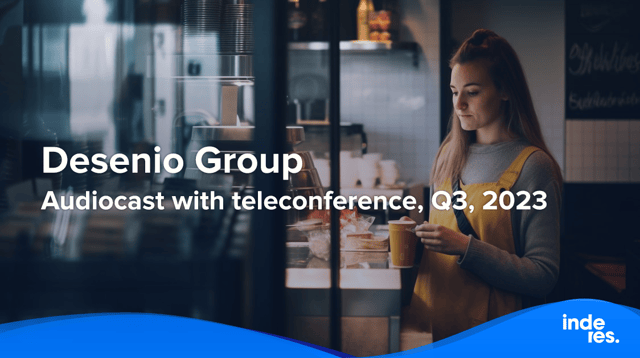 Desenio Group, Audiocast with teleconference, Q3'23