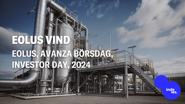 Eolus, Avanza Börsdag, Investor Day, 2024