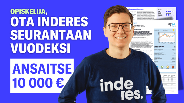 Ansaitse 10 000 euroa: Ota Inderes seurantaan