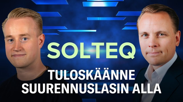 Solteq: Tuloskäänne suurennuslasin alla