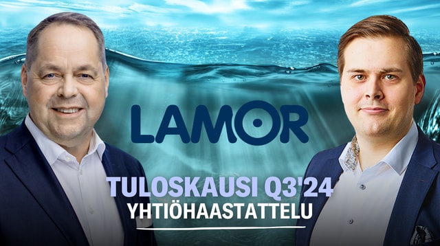 Lamor Q3'24: Loppuvuodelle riittää kirittävää