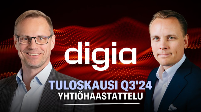 Digia Q3'24: Sektorin paras neljännes