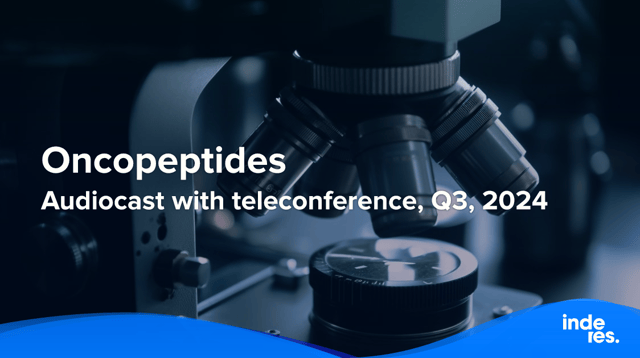 Oncopeptides, Audiocast with teleconference, Q3'24