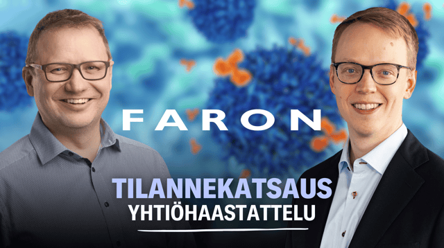 Faronin rahoitusratkaisu: Selkänoja seuraaviin askeliin
