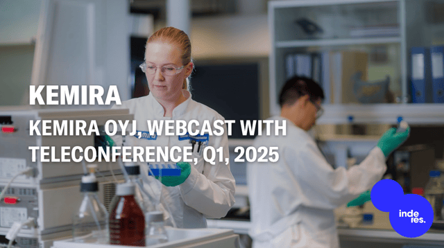 Kemira Oyj, Webcast with teleconference, Q1'25