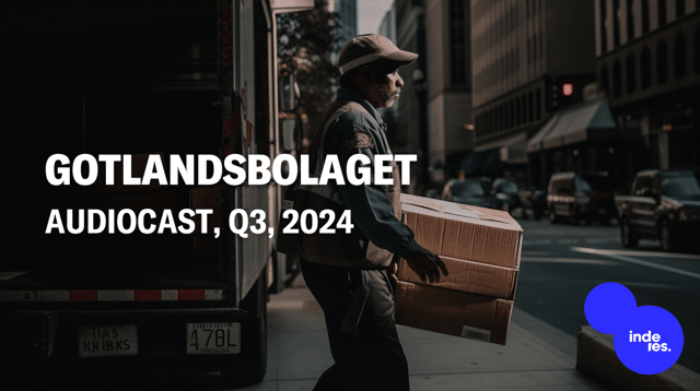 Gotlandsbolaget, Audiocast, Q3'24