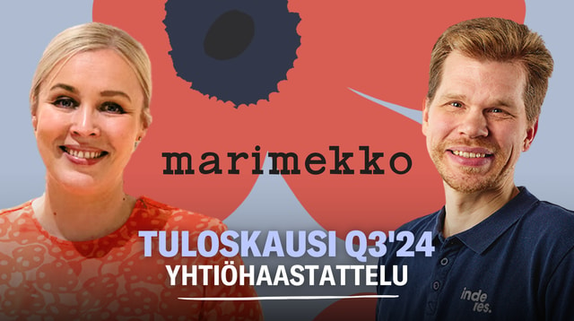 Marimekko Q3'24: Suunniteltuja kasvupanostuksia