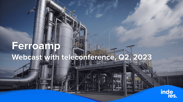 Ferroamp, Webcast with teleconference, Q3'23