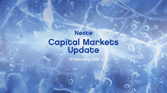 Neste's Capital Market's Update 2025