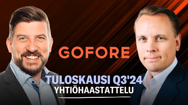 Gofore Q3'24: Uudistuksia organisaatioon