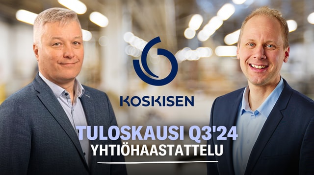 Koskisen Q3’24: Levyteollisuudessa vaikeaa