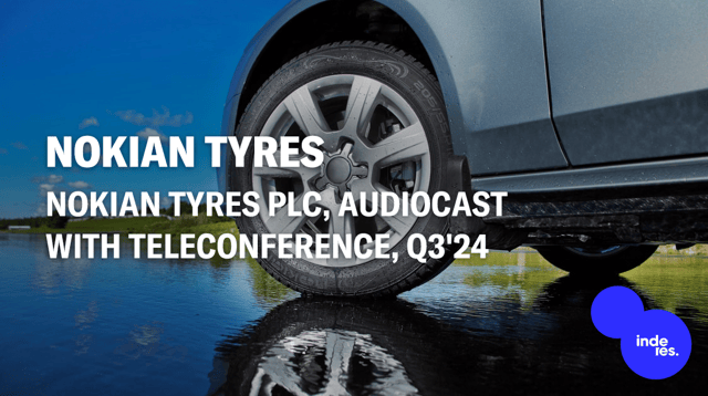 Nokian Tyres plc, Audiocast with teleconference, Q3'24