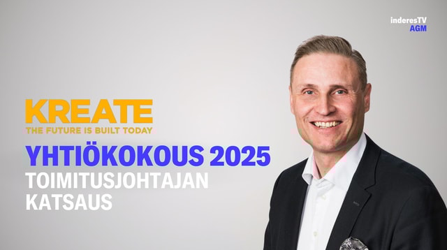 Kreaten yhtiökokous | Toimitusjohtajan katsaus 28.3.2025