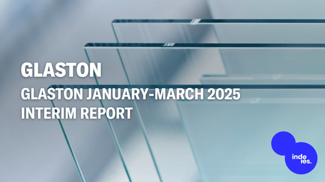 Glaston January-March 2025 Interim Report