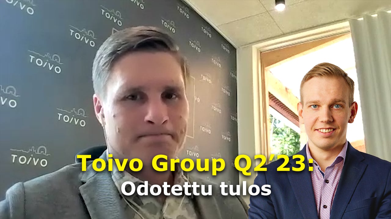 Toivo Group Q2’23: Odotettu Tulos - Inderes